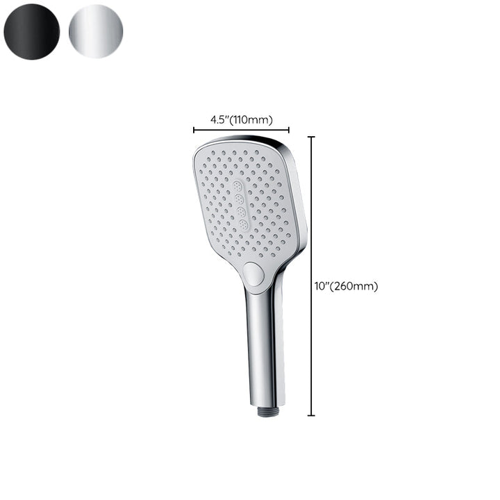 BowLift | Contemporary Fixed Shower Head Square Metal Shower Head Combo