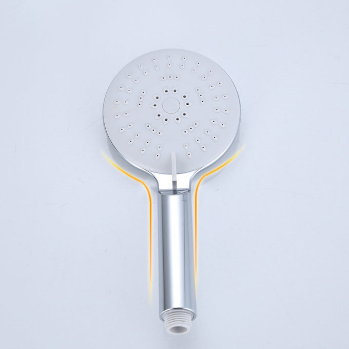 BowLift | Silver Shower Head Combo Metal Modern 5 Spray Patterns Shower Heads