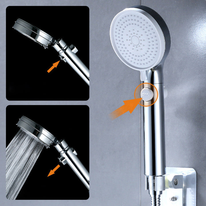 BowLift | Modern adjustable shower head metal 3 spray functions shower head combi