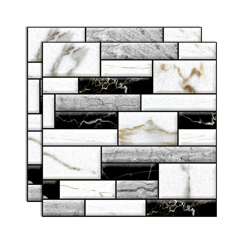 BowLift | 3D Peel and Stick Tiles Plastic Square Peel and Stick Tiles with Waterproof