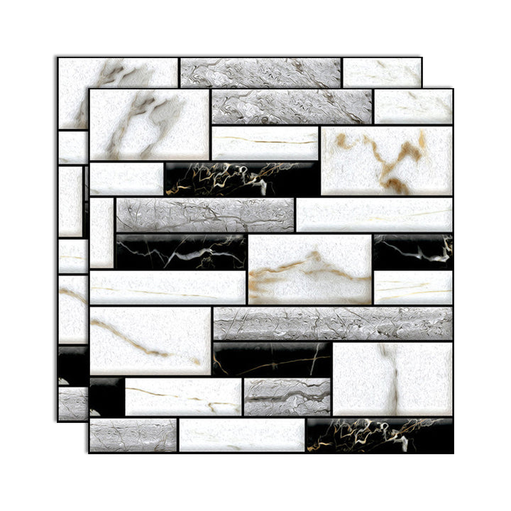 BowLift | 3D Peel and Stick Tiles Plastic Square Peel and Stick Tiles with Waterproof