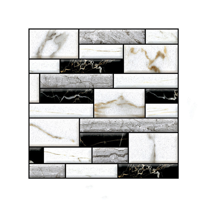 BowLift | 3D Peel and Stick Tiles Plastic Square Peel and Stick Tiles with Waterproof