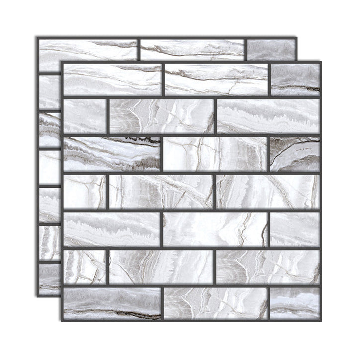 BowLift | 3D Peel and Stick Tiles Plastic Square Peel and Stick Tiles with Waterproof