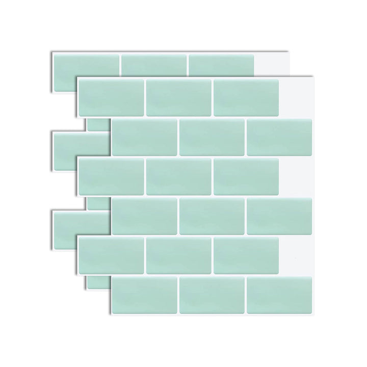 BowLift | Plastic Peel & Stick Subway Tile Square Peel and Stick Back Wall Tile