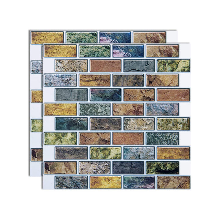 BowLift | Square Peel-and-Stick Tiles Plastic Indoor Peel & Stick Subway Tile