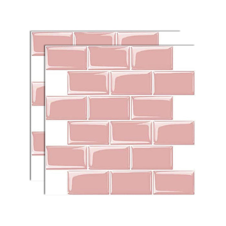 BowLift | Square Peel-and-Stick Tiles Plastic Indoor Peel & Stick Subway Tile