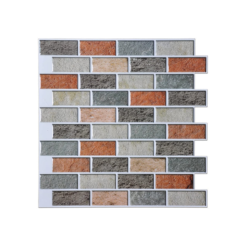 BowLift | Square Peel-and-Stick Tiles Plastic Indoor Peel & Stick Subway Tile