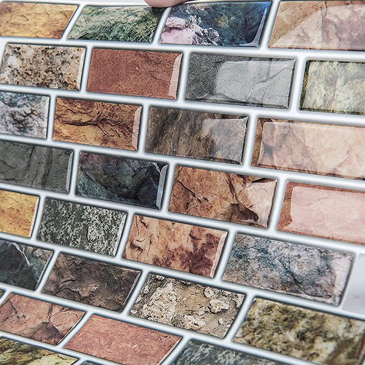 BowLift | Square Peel-and-Stick Tiles Plastic Indoor Peel & Stick Subway Tile