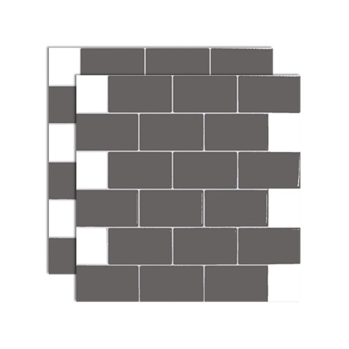 BowLift | Square Peel-and-Stick Tiles Plastic Indoor Peel & Stick Subway Tile