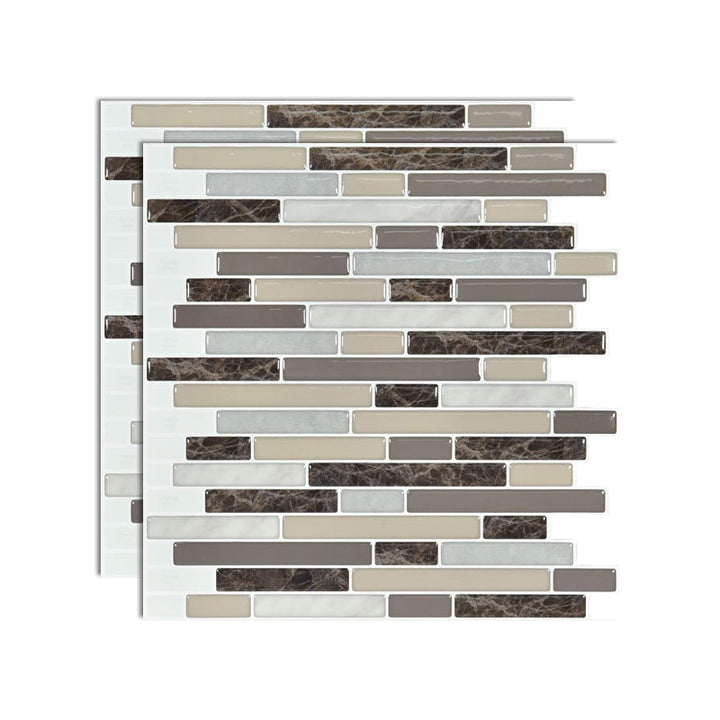 BowLift | Square Peel-and-Stick Tiles Plastic Indoor Peel & Stick Subway Tile