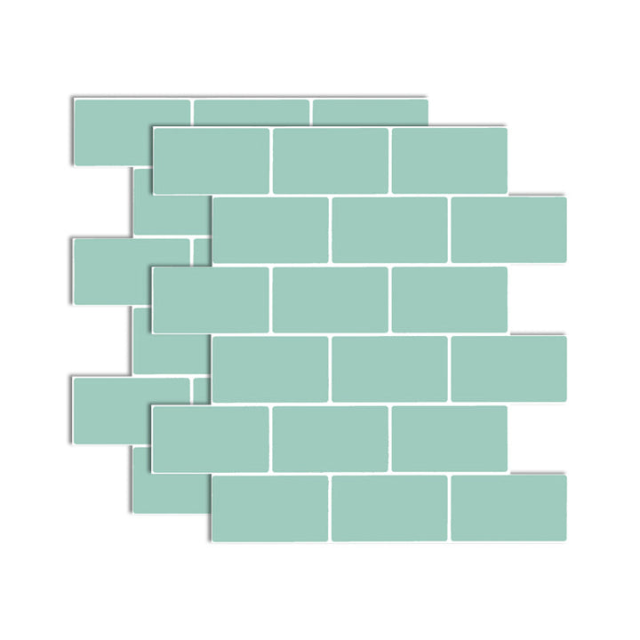 BowLift | Square Peel-and-Stick Tiles Plastic Indoor Peel & Stick Subway Tile