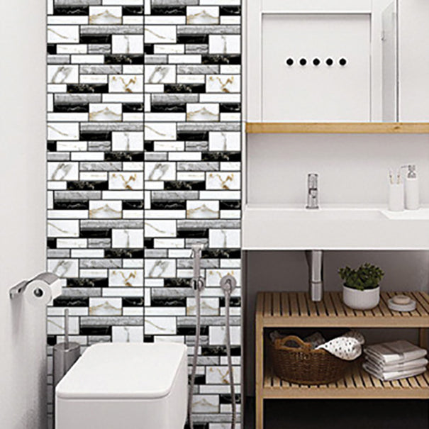BowLift | Plastic Peel and Stick Tiles 3D Square Waterproof Peel and Stick Tiles