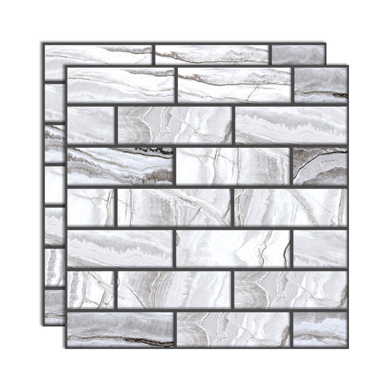 BowLift | Plastic Peel and Stick Tiles 3D Square Waterproof Peel and Stick Tiles