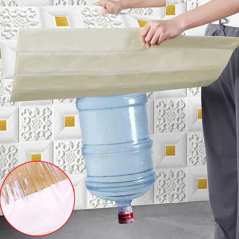 BowLift | Modern Pearl Wall Bowls PVC Wall Access Panel Peel and Stick Wall Tile Set of 10