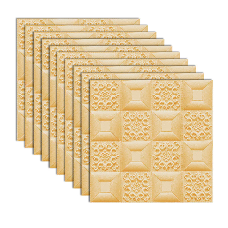 BowLift | Modern Pearl Wall Bowls PVC Wall Access Panel Peel and Stick Wall Tile Set of 10