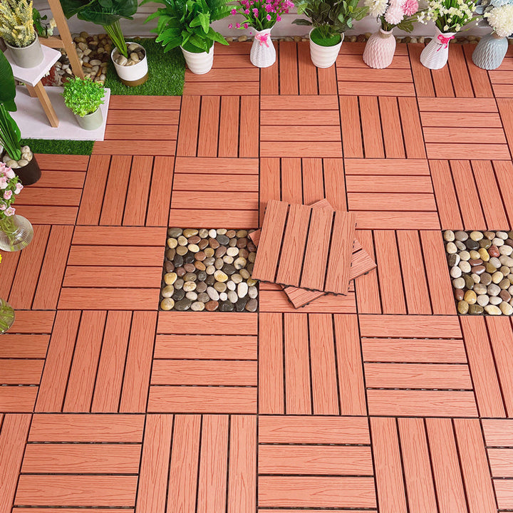 BowLift | Waterproof Decking Board Strips Composite Square Outdoor Decking Tile Terrace