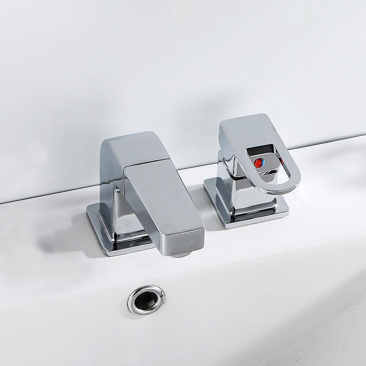 BowLift | Bathroom faucet lever handle brass handheld shower sink faucet