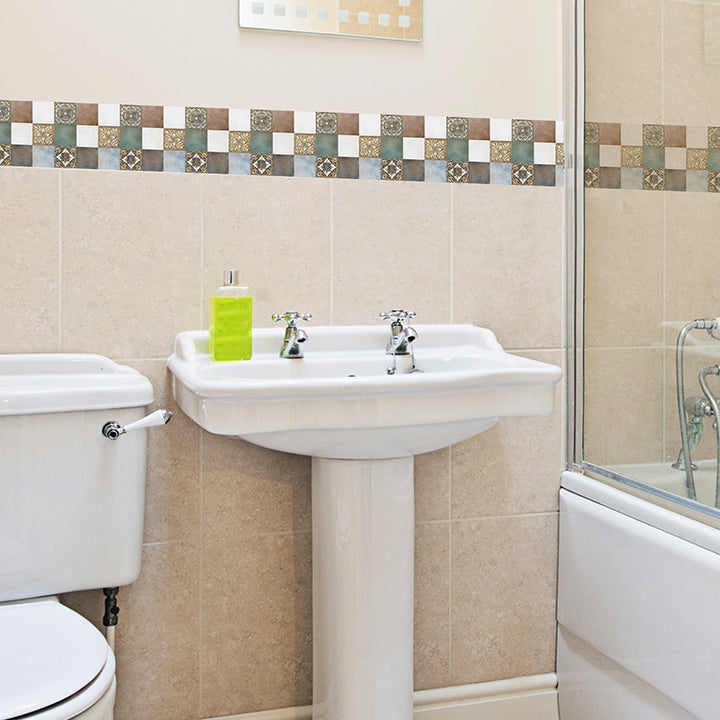 BowLift | Modern backsplash tile Smooth Self-adhesive wall tile for the bathroom