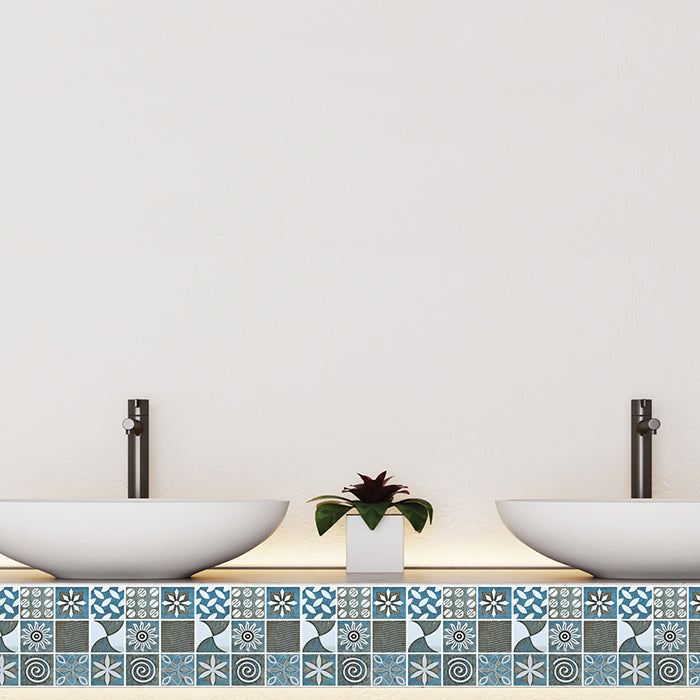 BowLift | Modern Back Wall Tile Smooth Self-Adhesive Wall Tile for the Bathroom