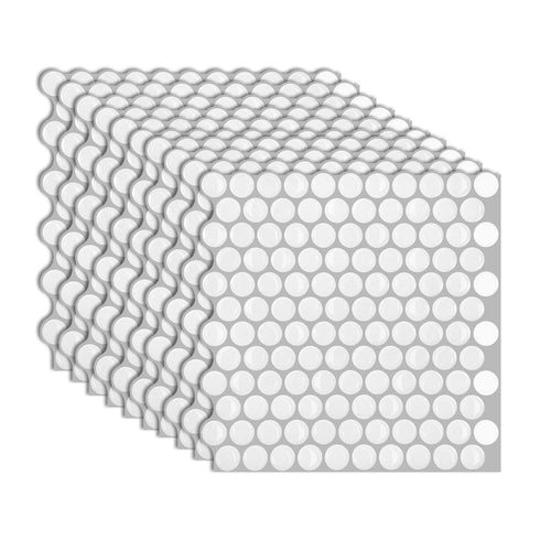 BowLift | Modern Peel and Stick Tiles PVC Penny Round Peel and Stick Back Wall Tiles