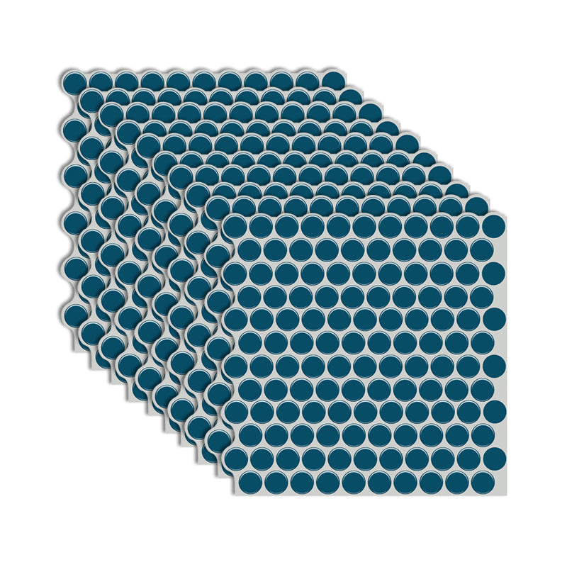 BowLift | Modern Peel and Stick Tiles PVC Penny Round Peel and Stick Back Wall Tiles