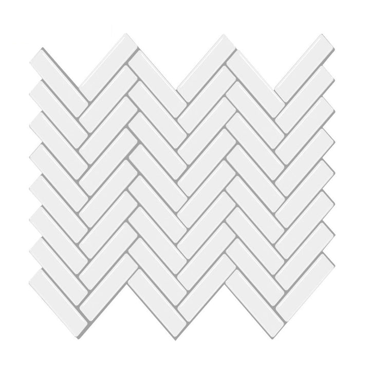 BowLift | Modern Peel and Stick Tiles PVC Herringbone Peel and Stick Backsplash Tiles
