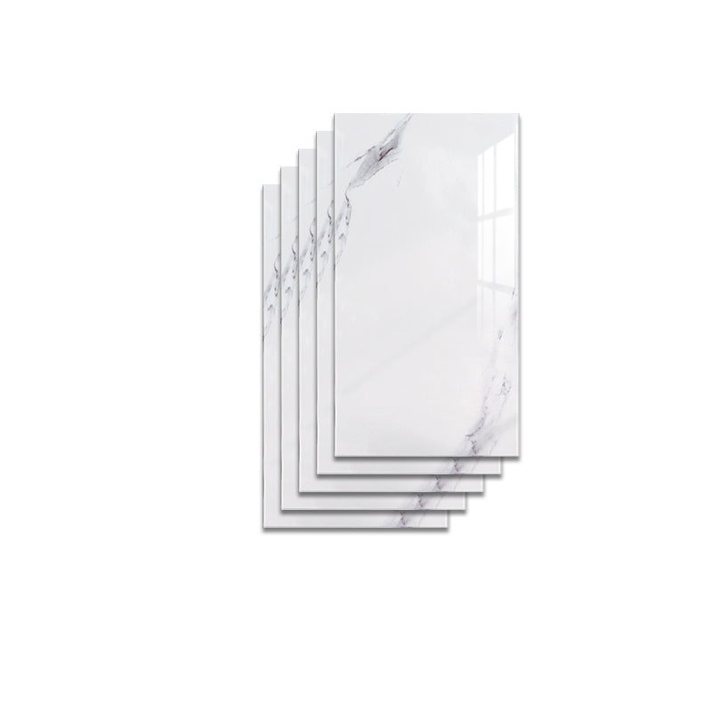 BowLift | Modern Pearl Wall Protection Element PVC Wall Access Panel Peel and Stick Wall Tile Set of 5