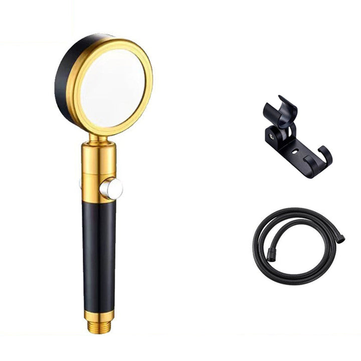 BowLift | Luxurious Shower Head Color Block Adjustable Water Flow Round Hand Shower
