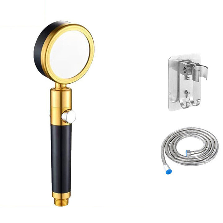 BowLift | Luxurious Shower Head Color Block Adjustable Water Flow Round Hand Shower