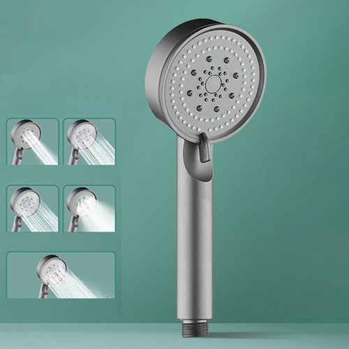 BowLift | Classic Plastic Shower Head 5 Settings Round Handheld Shower Heads