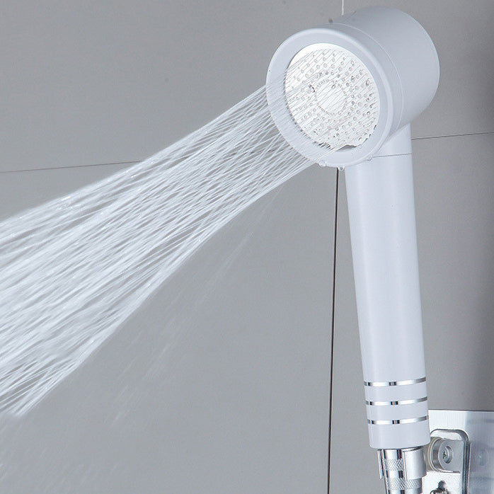 BowLift | Contemporary Shower Head Combination White Adjustable Hand Shower