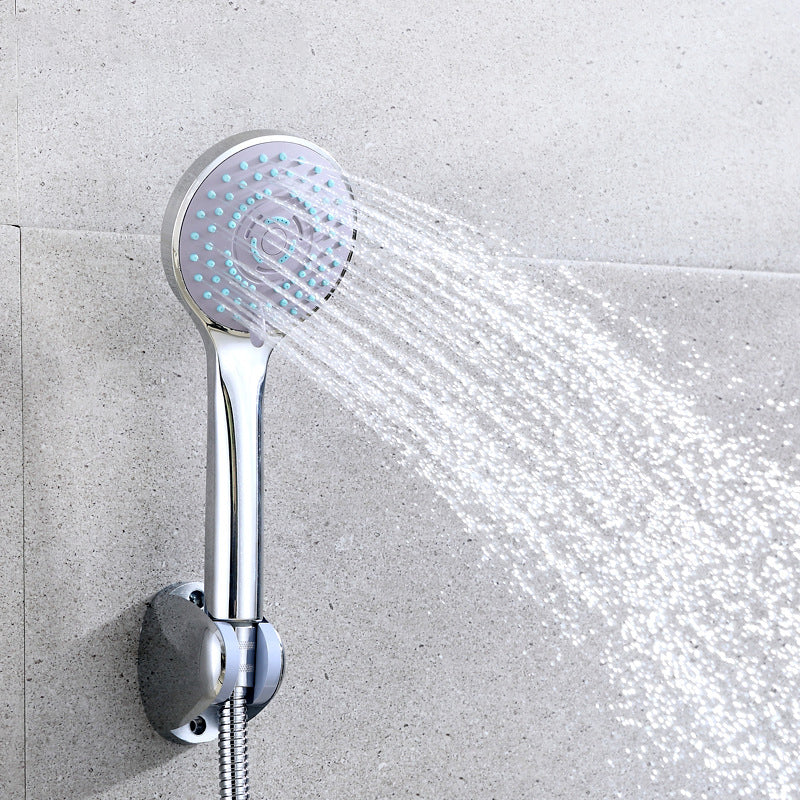BowLift | Metal chrome handheld shower Modern rain showerhead