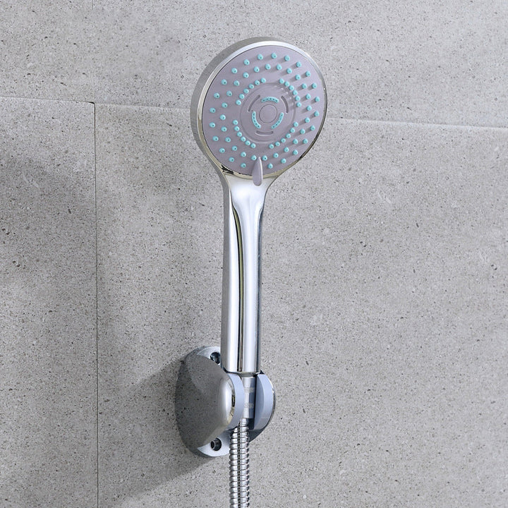 BowLift | Metal chrome handheld shower Modern rain showerhead