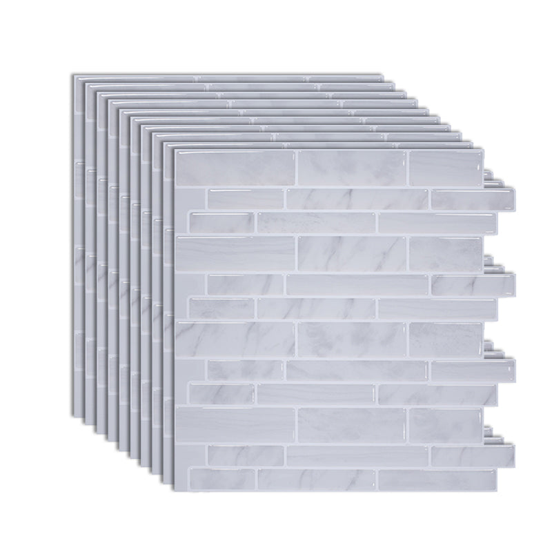 BowLift | Modern Peel & Stick Field Tile PVC Offset Joint Peel & Stick Subway Tile