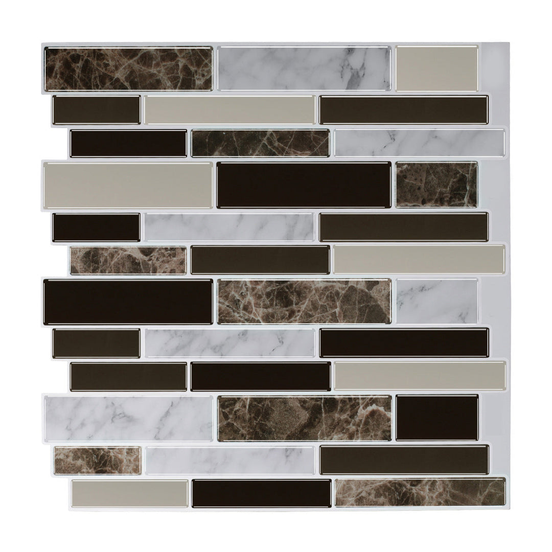 BowLift | Modern Peel & Stick Field Tile PVC Offset Joint Peel & Stick Subway Tile