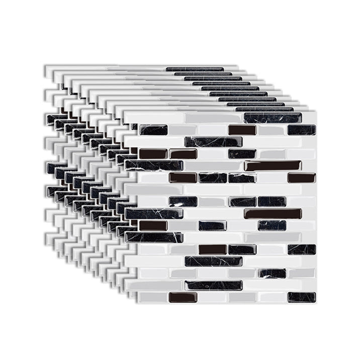 BowLift | Modern Peel & Stick Field Tile PVC Offset Joint Peel & Stick Subway Tile