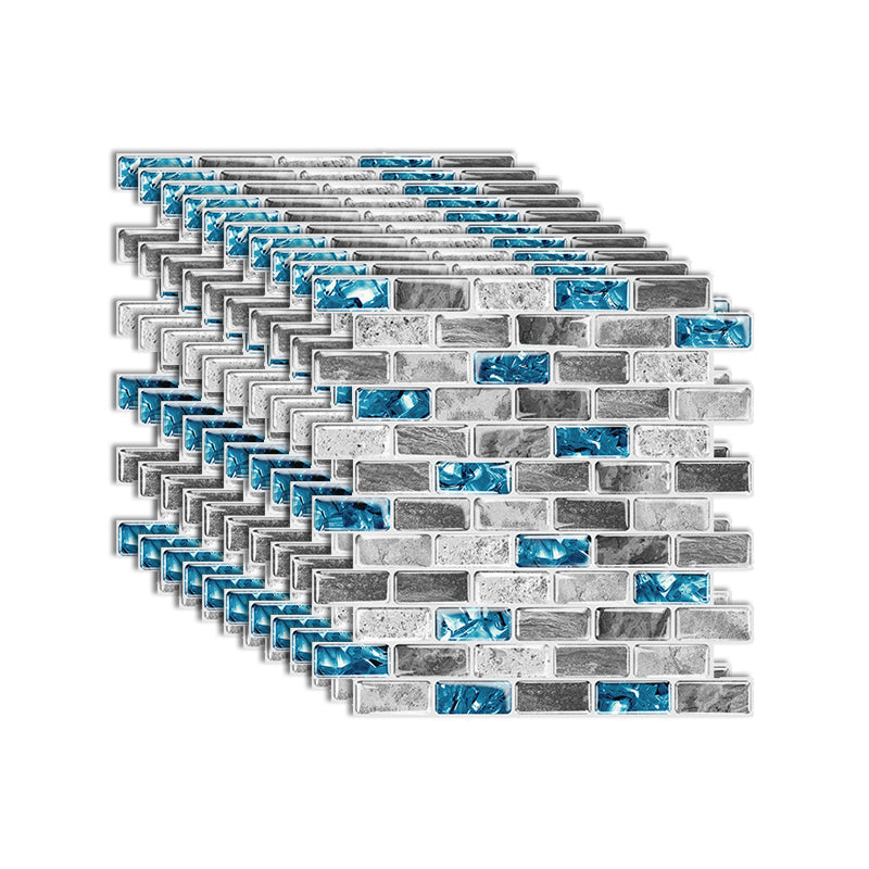 BowLift | Modern Peel & Stick Field Tile PVC Offset Joint Peel & Stick Subway Tile