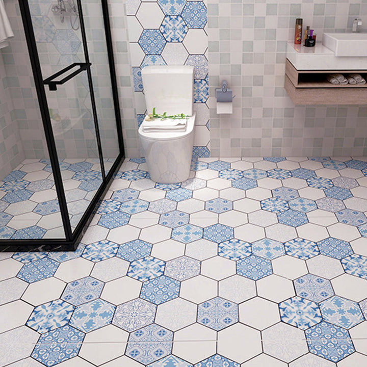 BowLift | Modern vinyl floor planks for peeling and sticking Geometrically printed PVC flooring