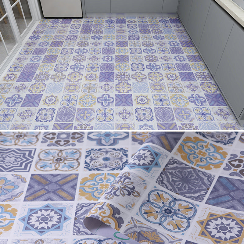 BowLift | Modern vinyl floor planks for peeling and sticking Geometrically printed PVC flooring