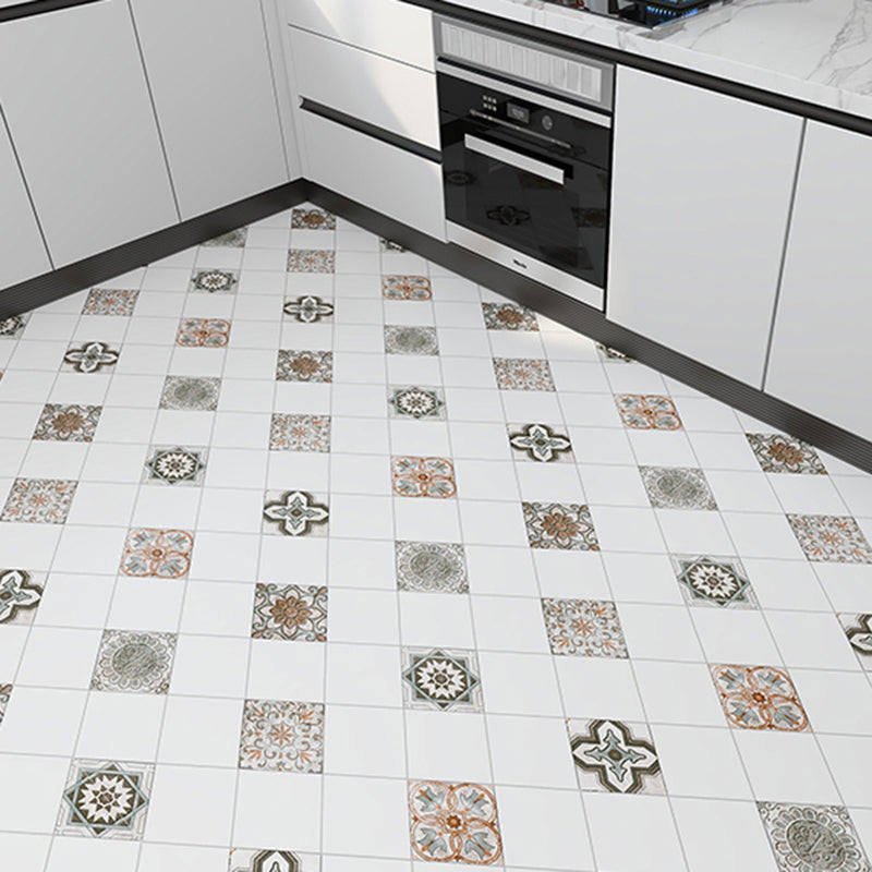 BowLift | Modern vinyl floor planks for peeling and sticking Geometrically printed PVC flooring