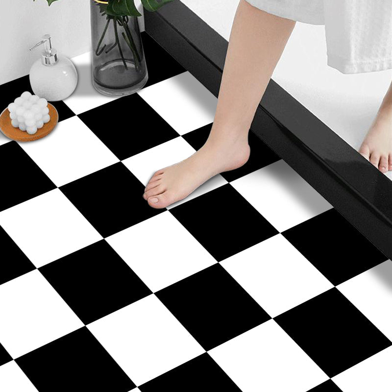 BowLift | Modern Vinyl Floor Planks Grid Pattern Peel and Stick Vinyl Plank Flooring