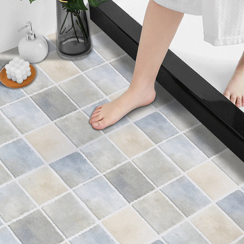 BowLift | Modern Vinyl Floor Planks Grid Pattern Peel and Stick Vinyl Plank Flooring