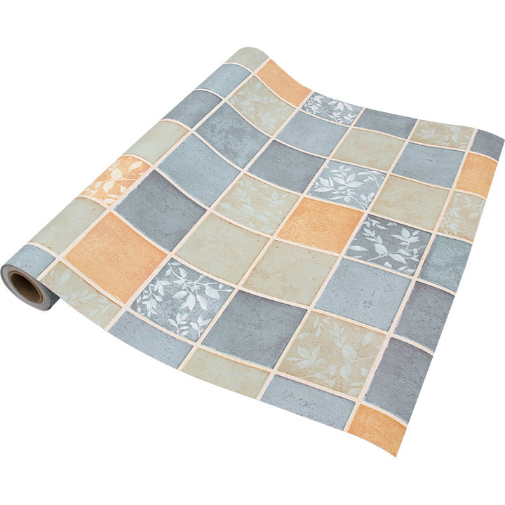 BowLift | Modern Vinyl Floor Planks Grid Pattern Peel and Stick Vinyl Plank Flooring