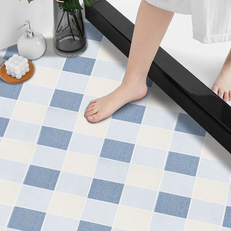 BowLift | Modern Vinyl Floor Planks Grid Pattern Peel and Stick Vinyl Plank Flooring