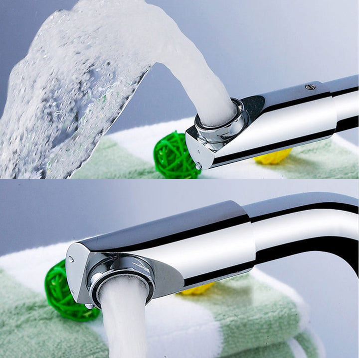 BowLift | Modern Bathroom Faucet Brass Lever Handle Washroom Bathtub Faucet