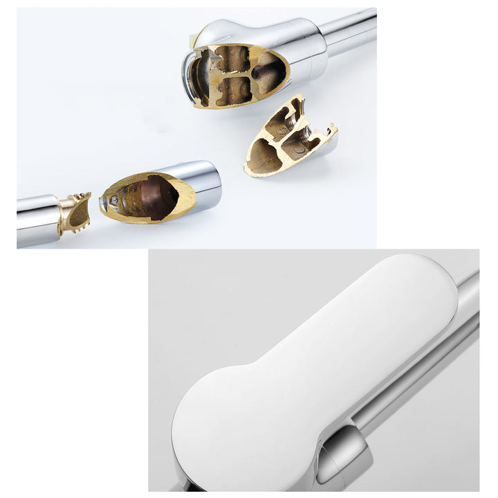 BowLift | Modern Bathroom Faucet Brass Lever Handle Washroom Bathtub Faucet