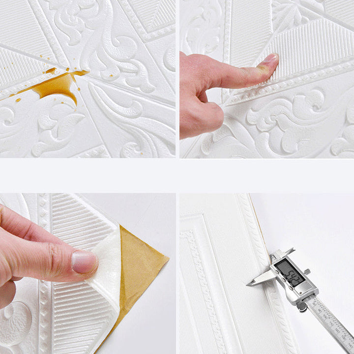 BowLift | Modern Tin Backsplash Cover Three-Dimensional Printing Wall Ceiling Panel
