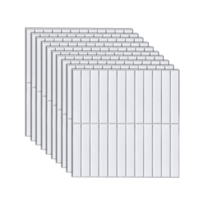 BowLift | Modern Peel & Stick Subway Tiles PVC Rectangular Peel-and-Stick Wall Cladding
