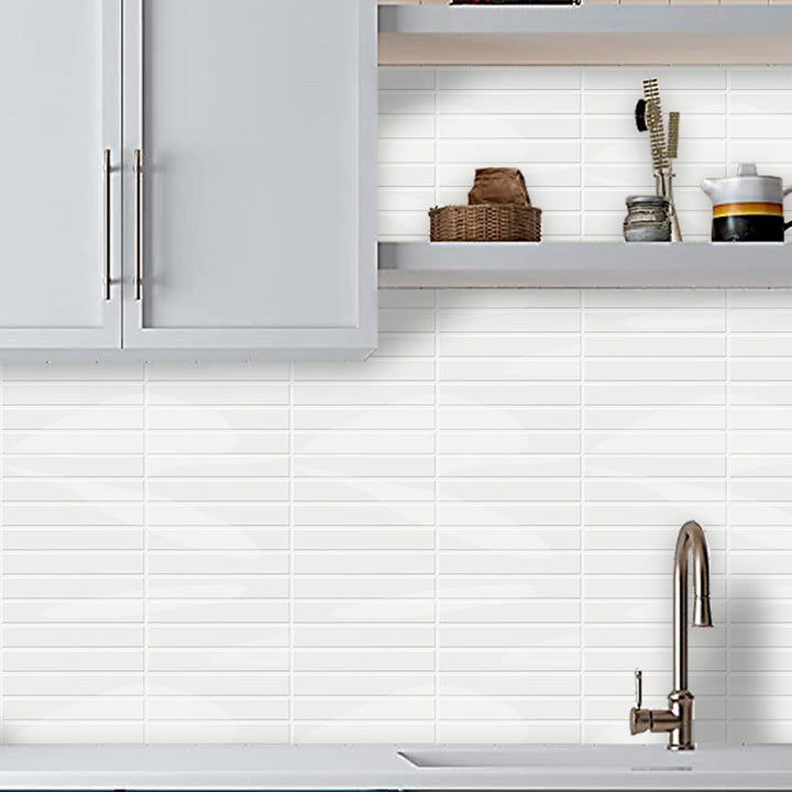 BowLift | Modern Peel & Stick Subway Tiles PVC Rectangular Peel-and-Stick Wall Cladding