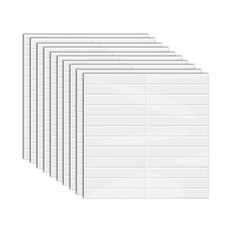 BowLift | Modern Peel & Stick Subway Tiles PVC Rectangular Peel-and-Stick Wall Cladding